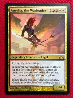 MTG 1X Aurelia, the Warleader X1 Gatecrash Magic - NM/MT - Image 1