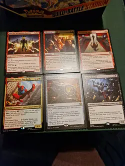 13 x RARE NON FOIL bundle Mtg Marvel’s Spider-Man Bundle Magic The Gathering - Image 1