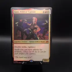 FOIL M 0226 Sami, Wildcat Captain Rogue Mythic Rare Edge of Eternities MTG Card - Image 1