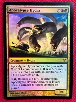 MTG Foil 1X Apocalypse Hydra X1 Conflux Magic - LP - Image 1