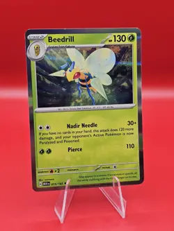 Beedrill 015/165 Holo Rare Scarlet & Violet 151 Pokemon Pack Fresh Near Mint NM - Image 1