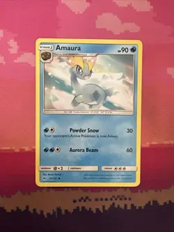 Pokemon Card Amaura Forbidden Light Uncommon 27/131 Near Mint - Image 1