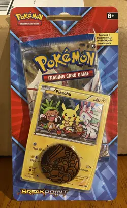 NEW SEALED Pokemon XY Breakpoint Blisters Pikachu XY95 Promo 2016 Checklane - Image 1