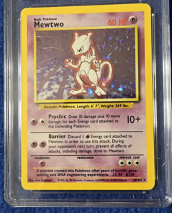 Pokemon - Mewtwo - Base Set - 1999 - Wizards of the Coast - CGC 6 Ex/Nm - Image 3