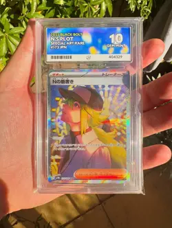 N's Plot SAR 173/086 SV11B Black Bolt Pokemon Card Japanese Ace 10 - Image 1