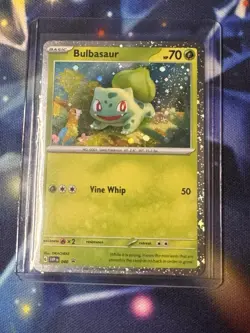 Pokemon TCG S&V 151 Bulbasaur SVP 046 Cosmos Holo Promo SWIRL💫 - Image 1