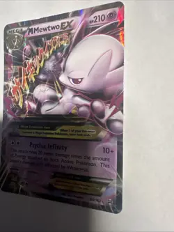 M Mewtwo EX 64/162 - Pokemon TCG XY BREAKthrough DMG Condition - Image 3