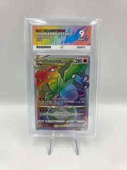 ACE 9 Charizard VSTAR Secret Rare 174/172 Brilliant Stars Pokemon - NOT PSA - Image 1