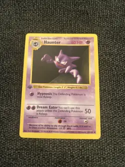 Pokemon Vintage Base Set 1st Edition Uncommon: Haunter 29/102 - Image 1