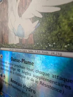 Carte Pokemon - Lakmecygne 37/114 Rare Reverse Noir Et Blanc NB01 - Image 2