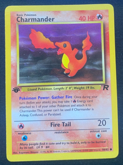 Charmander 1st Edition Team Rocket 50/82 WOTC Vintage Pokemon NM - Image 1