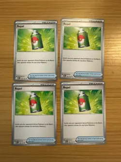 x4 Repel 126/132 - Mega Evolution - Pokemon - NM/M English - Image 1