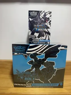 POKEMON Black Bolt Elite Trainer Box Booster Bundle Tech Sticker Collection Lot - Image 3