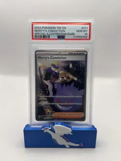 Mortys Conviction 211/162 PSA 10 Temporal Forces 2024 Pokemon - Image 1