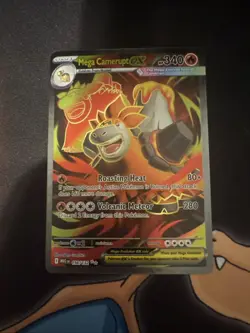 Pokemon TCG Mega Evolution Mega Camerupt EX 156/132 Ultra Rare - Image 1