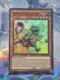 OP18-EN008 Token Collector Super Rare Unlimited Edition Near Mint YuGiOh TCG - Image 1