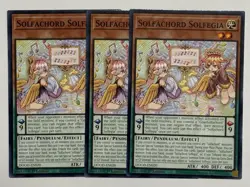 3X Solfachord Solfeggia DOOD-EN020 C Doom of Dimensions NM 1st Ed Yugioh - Image 1