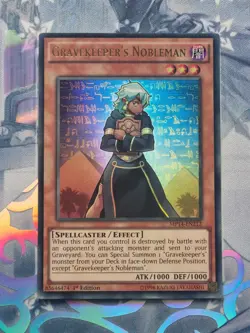 MP14-EN212 Gravekeeper's Nobleman Ultra Rare 1st Edition Near Mint YuGiOh TCG - Image 1