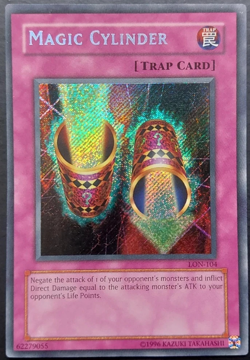 Magic Cylinder LON-104 Secret Rare YuGiOh TCG Card - Image 1