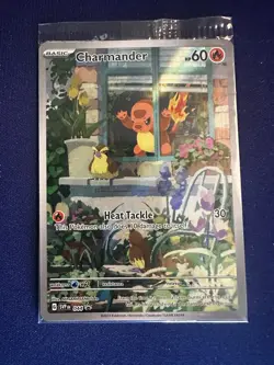 Pokemon TCG Obsidian Flames Charmander #044 SVP Black Star Promo Card, Sealed - Image 1