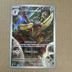 Kingambit SVP130 Scarlet & Violet Full Art Black Star Promo Holo Pokemon Card NM - Image 1