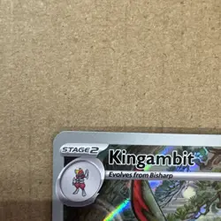 Kingambit SVP130 Scarlet & Violet Full Art Black Star Promo Holo Pokemon Card NM - Image 3