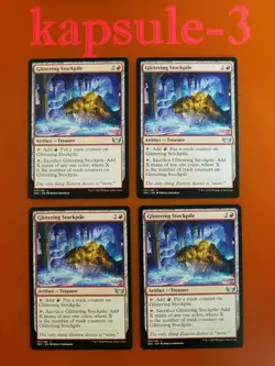 4x Glittering Stockpile | Streets of New Capenna | MTG Magic Cards - Image 1