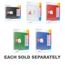 Gamegenic High Quality Side-loading 18-Pocket Pages 180 Sleeved Cards Capacity - Image 1