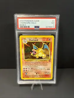 Charizard Base Set 2 PSA 7 Holo Near Mint WOTC Pokemon Card 4/130 - Image 1