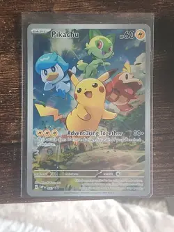 Pikachu - 027 (Pokemon Center Exclusive) 027 Sv: Scarlet & Violet Promo Cards - Image 1