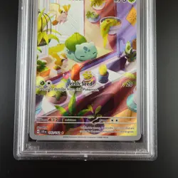 PSA 10 Bulbasaur 143/142 Pokemon Stellar Crown IR Full Art Holo Card - Image 3