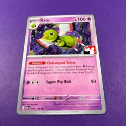 Xatu Pokemon Prize Pack Series 5 Promo Pokemon Card Play Stamp Trading Card - Image 1