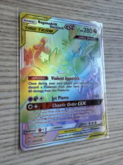 Mint/NM TCG Naganadel & Guzzlord GX 260/236 Secret Cosmic Eclipse Pokemon Card - Image 2