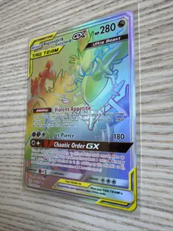 Mint/NM TCG Naganadel & Guzzlord GX 260/236 Secret Cosmic Eclipse Pokemon Card - Image 3