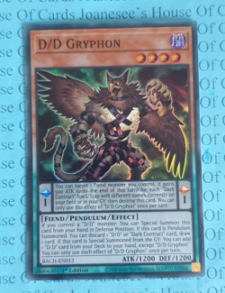 BACH-EN013 D/D Gryphon Super Rare Yu-Gi-Oh Card 1st Edition New - Image 1