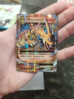 Pokemon Mega M Charizard EX Ultra Rare TCG Card 13/108 - Image 1