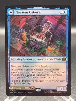 Norman Osborn Green Goblin 0039 FOIL Marvel’s Spider-Man SPM MTG Magic Mythic - Image 1