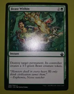 Beast Within x1 Battlebond 1x Magic the Gathering MTG - Image 1