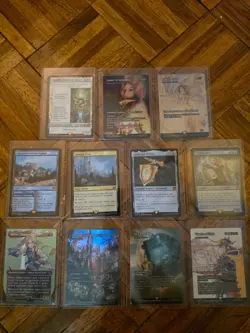 Final Fantasy Magic The Gathering Lot, Borderless Rares and Foils - Image 1