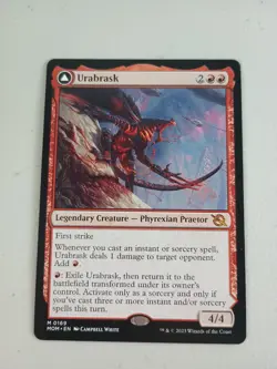 MTG Urabrask The Great Work #169 March of the Machine Magic NM - Image 1
