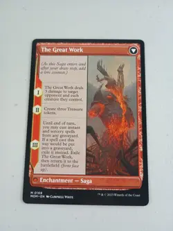 MTG Urabrask The Great Work #169 March of the Machine Magic NM - Image 2