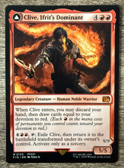 Clive, Ifrit's Dominant 0133, Final Fantasy MTG, Regular - Image 1