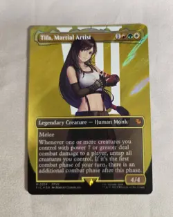 Magic:The Gathering - Final Fantasy - Tifa, Martial Artist Surge Borderless - NM - Image 1