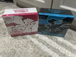Pokemon Center Black Bolt and White Flare ETB Elite Trainer Box Set of 2 Sealed - Image 1