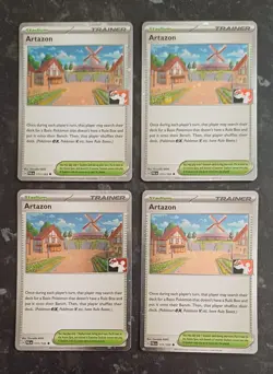 4× Artazon - Play! Prize Pack Series - Holo - Stamped - Pokemon TCG - Image 1