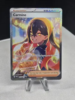 2024 Pokemon Twilight Masquerade CARMINE 217/167 Special Illustration Rare - Image 1