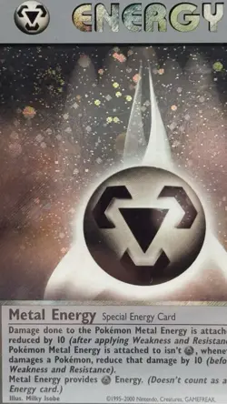 Pokemon TCG 1st Edition Metal Energy Trading Card Game Wizards of the Coast 2002 - Image 2