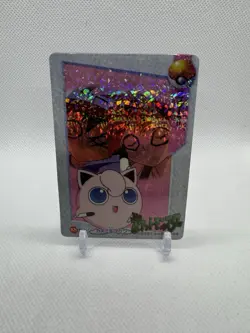 Pokemon Misty Ash Jigglypuff Pocket MonsterVintage Vending Machine Holo sticker - Image 1