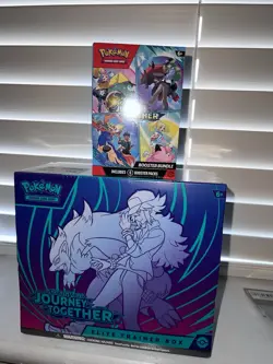 Pokemon TCG Journey Together Elite Trainer Box & Booster Bundle Sealed - Image 1