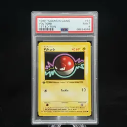 Voltorb #67 1st Edition Base Set 1999 Pokemon Game PSA 9 ⚡ - Image 1